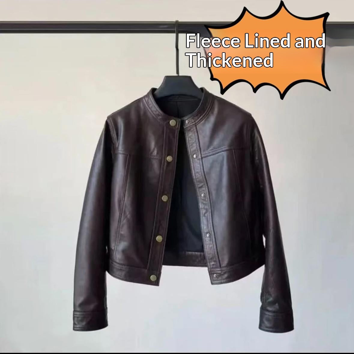 A Cozy Sun-kissed Look That Pairs Leather With Soft Gentle Layers