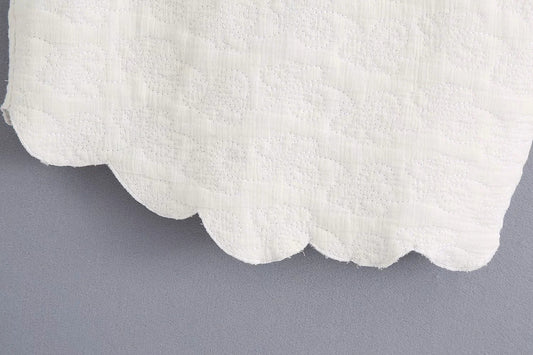 Fashion Loose Round Neck Sleeveless Crop Top