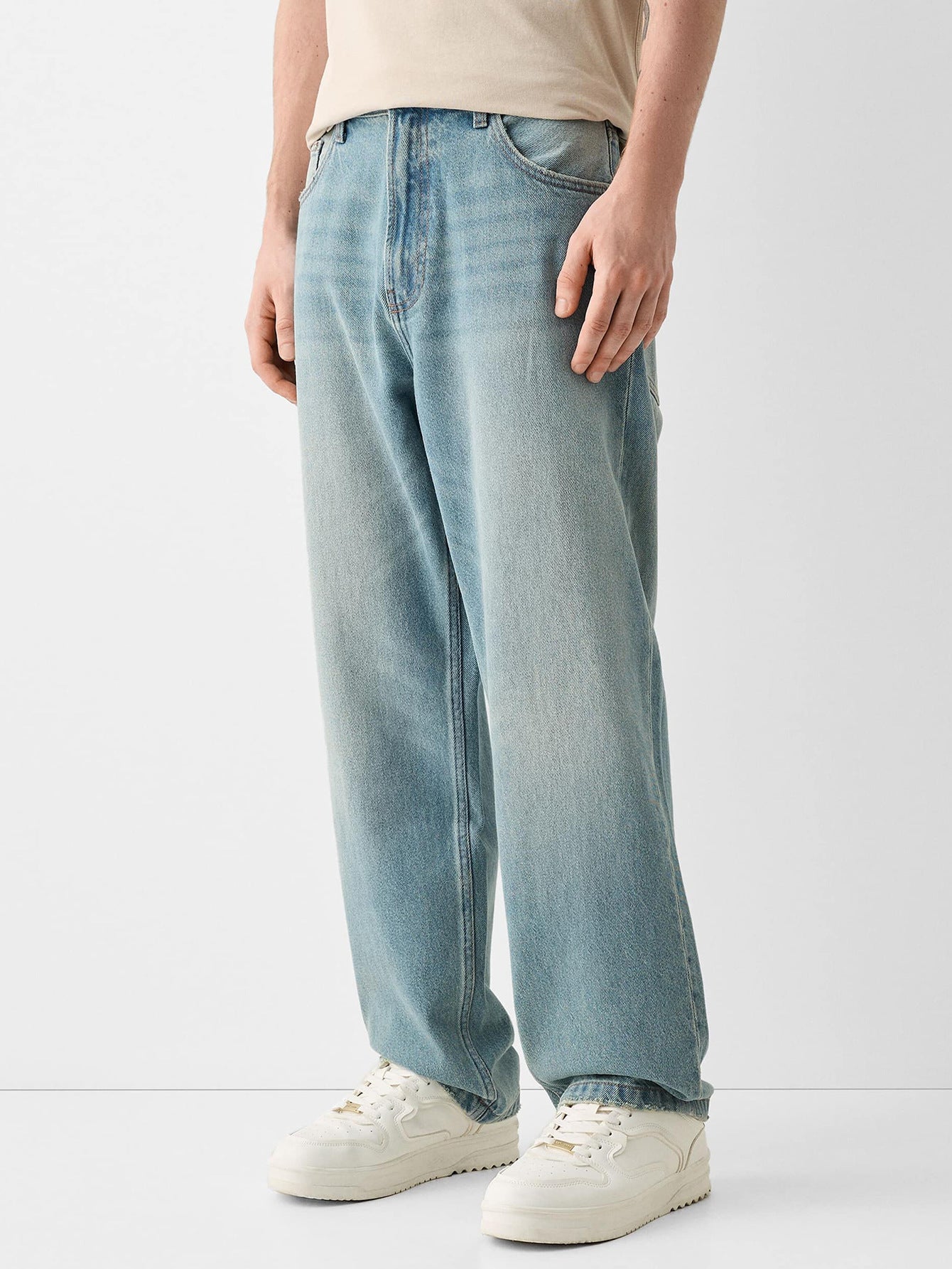 Creative Casual Versatile Men's Straight Jeans