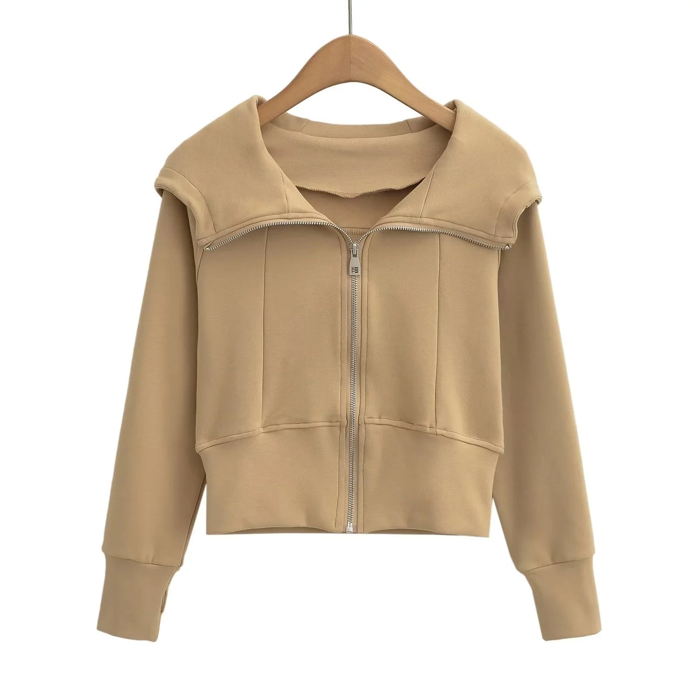 Women's American Street Sports Slim Version Hoodie Coat