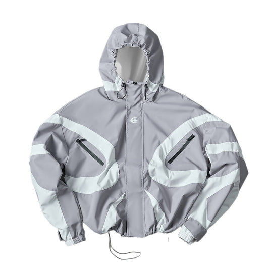 Mens Jacket With A Patchwork Design