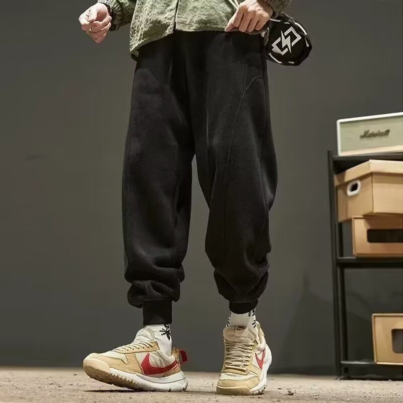 Leg-binding Sports Solid Color Casual Pants