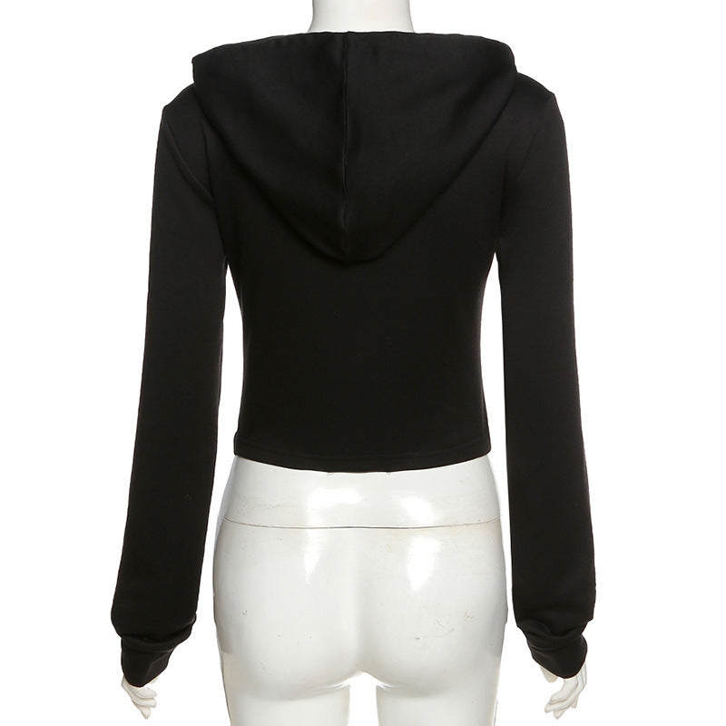 The Design Of A Small Number Of Mesh Patchwork Hoodie