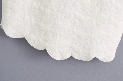 Fashion Loose Round Neck Sleeveless Crop Top