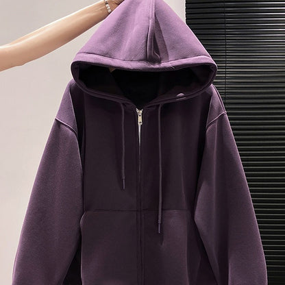 Casual Versatile Sporty Hoodie With Long Sleeves