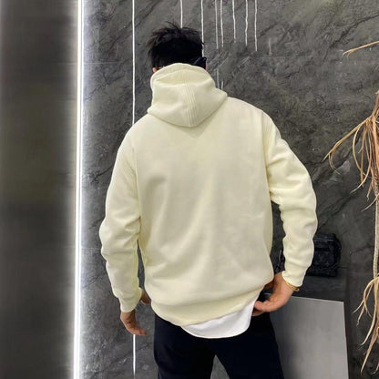 Turtleneck Hooded Sweater Men's Casual Loose Jacket Top