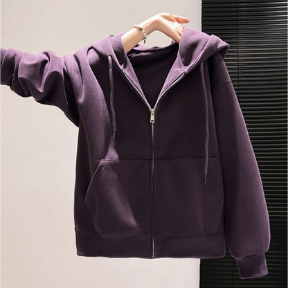 Casual Versatile Sporty Hoodie With Long Sleeves