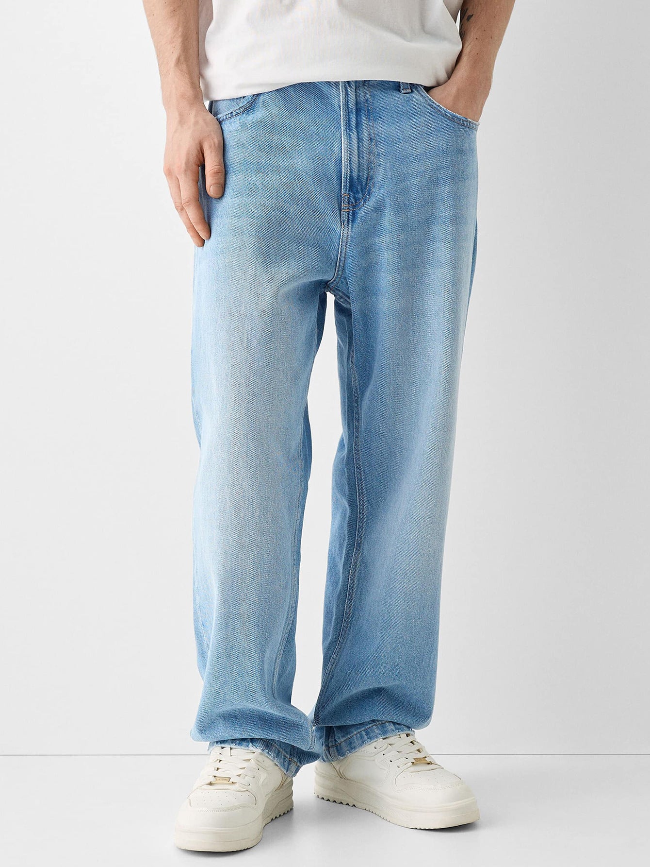 Creative Casual Versatile Men's Straight Jeans