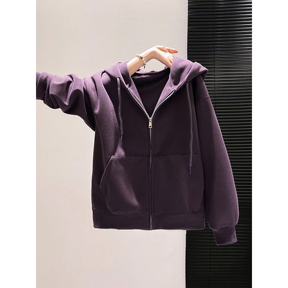 Casual Versatile Sporty Hoodie With Long Sleeves
