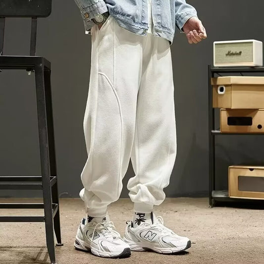 Leg-binding Sports Solid Color Casual Pants