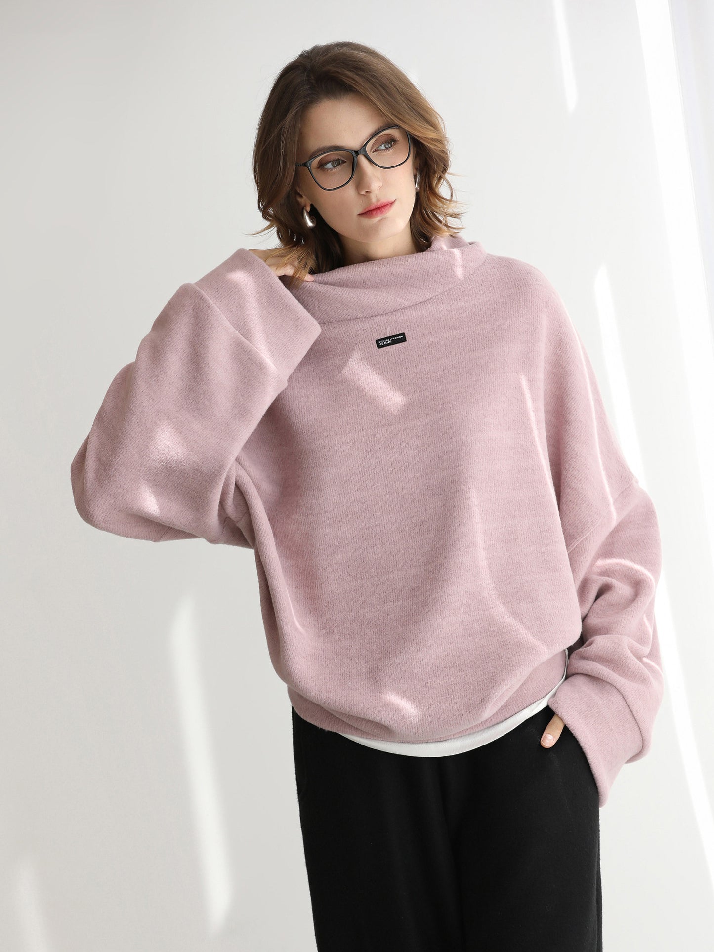 Stylish Versatile Casual Sportswear Hoodie Two-piece Set