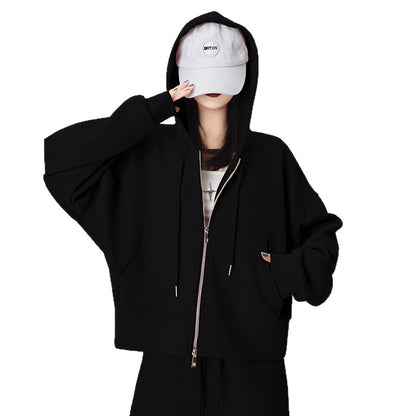 Korean-style Loose-fitting, Figure-flattering Casual Jacketversatile Top