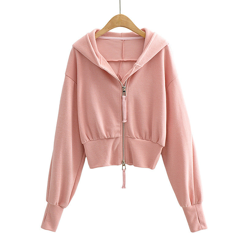 European And American Street Sports Fashion Casual Double Zip Patchwork Hoodie