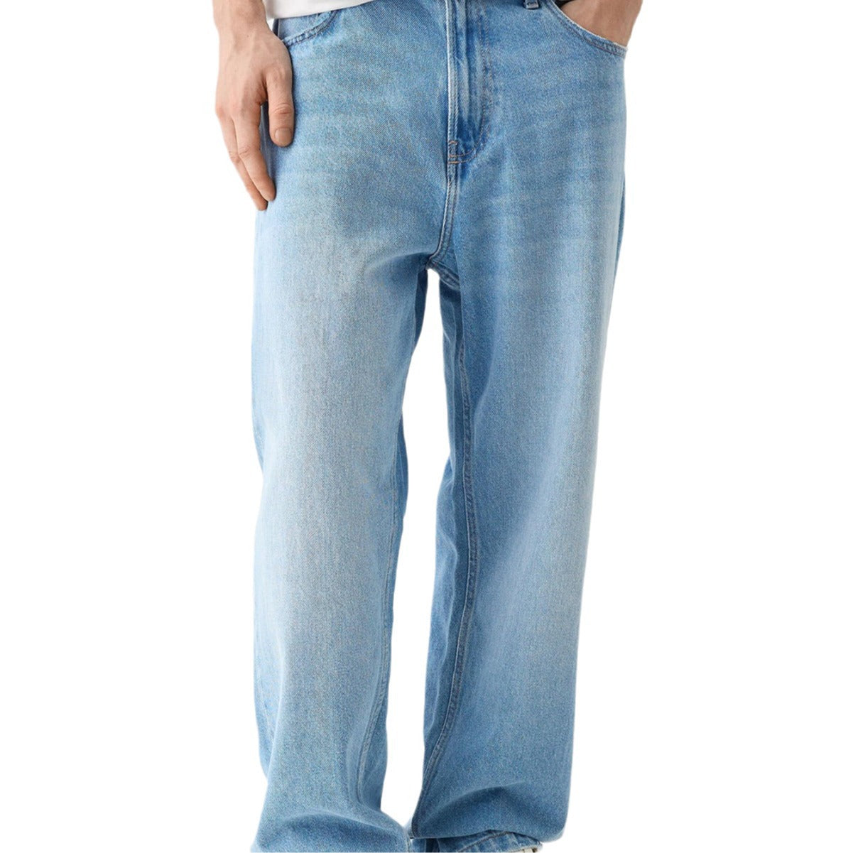 Creative Casual Versatile Men's Straight Jeans