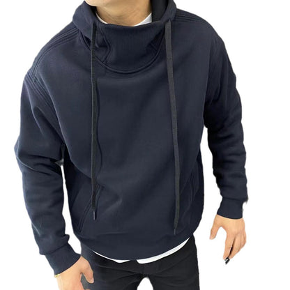 Turtleneck Hooded Sweater Men's Casual Loose Jacket Top