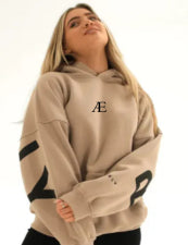 Fashionable UNISEX Printed Thickened Versatile Long-Sleeve Loose-Fit Hoodie