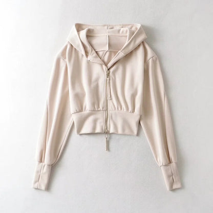 European And American Street Sports Fashion Casual Double Zip Patchwork Hoodie