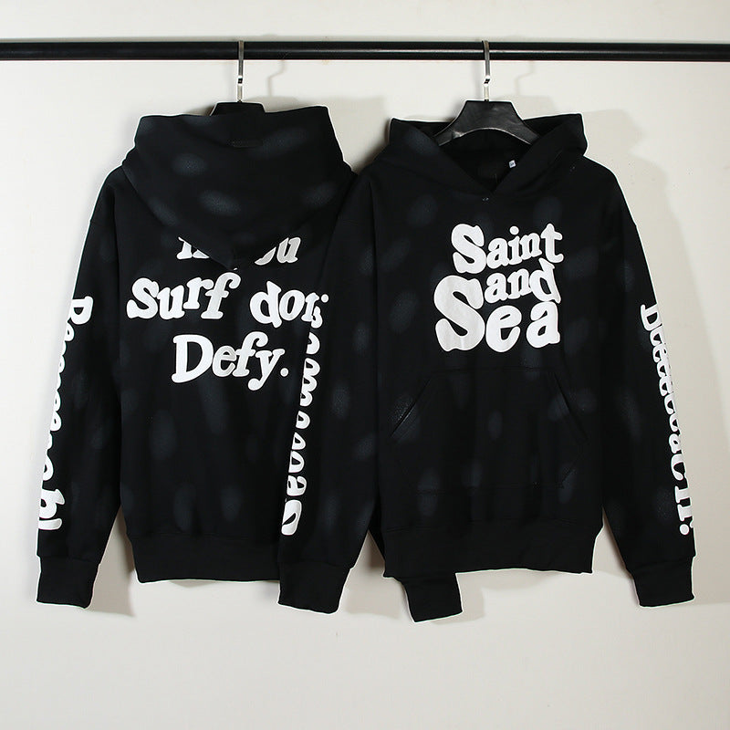 Fashion Unisex Plush Casual Hooded Sweater