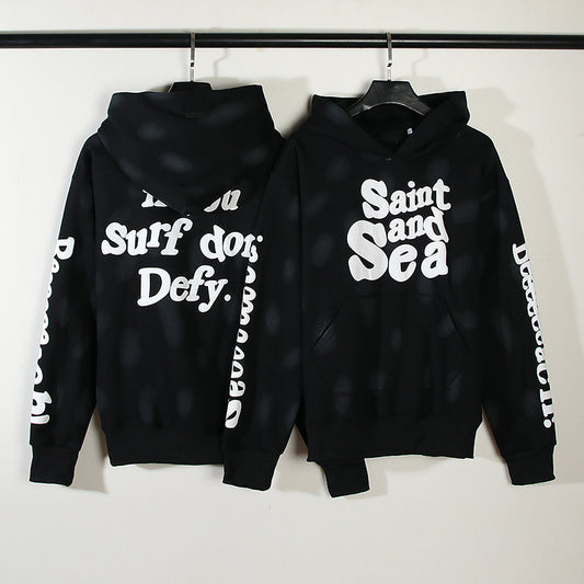 Fashion Unisex Plush Casual Hooded Sweater