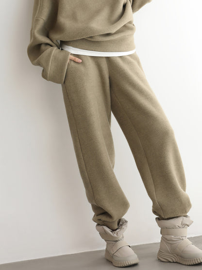 Stylish Versatile Casual Sportswear Hoodie Two-piece Set
