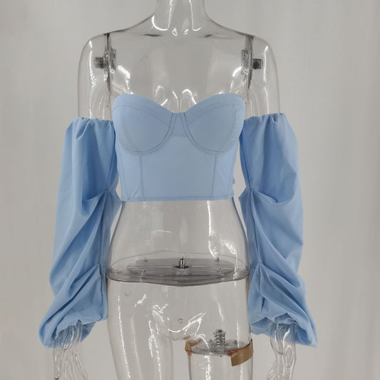 Fashion Personality Female Crop-top Short Top