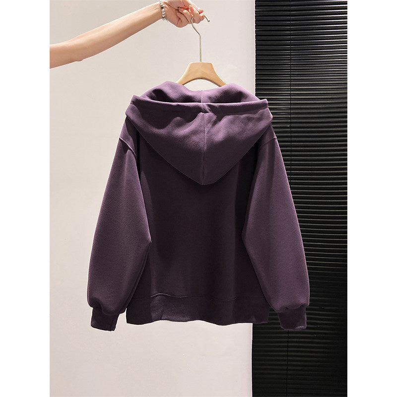 Casual Versatile Sporty Hoodie With Long Sleeves