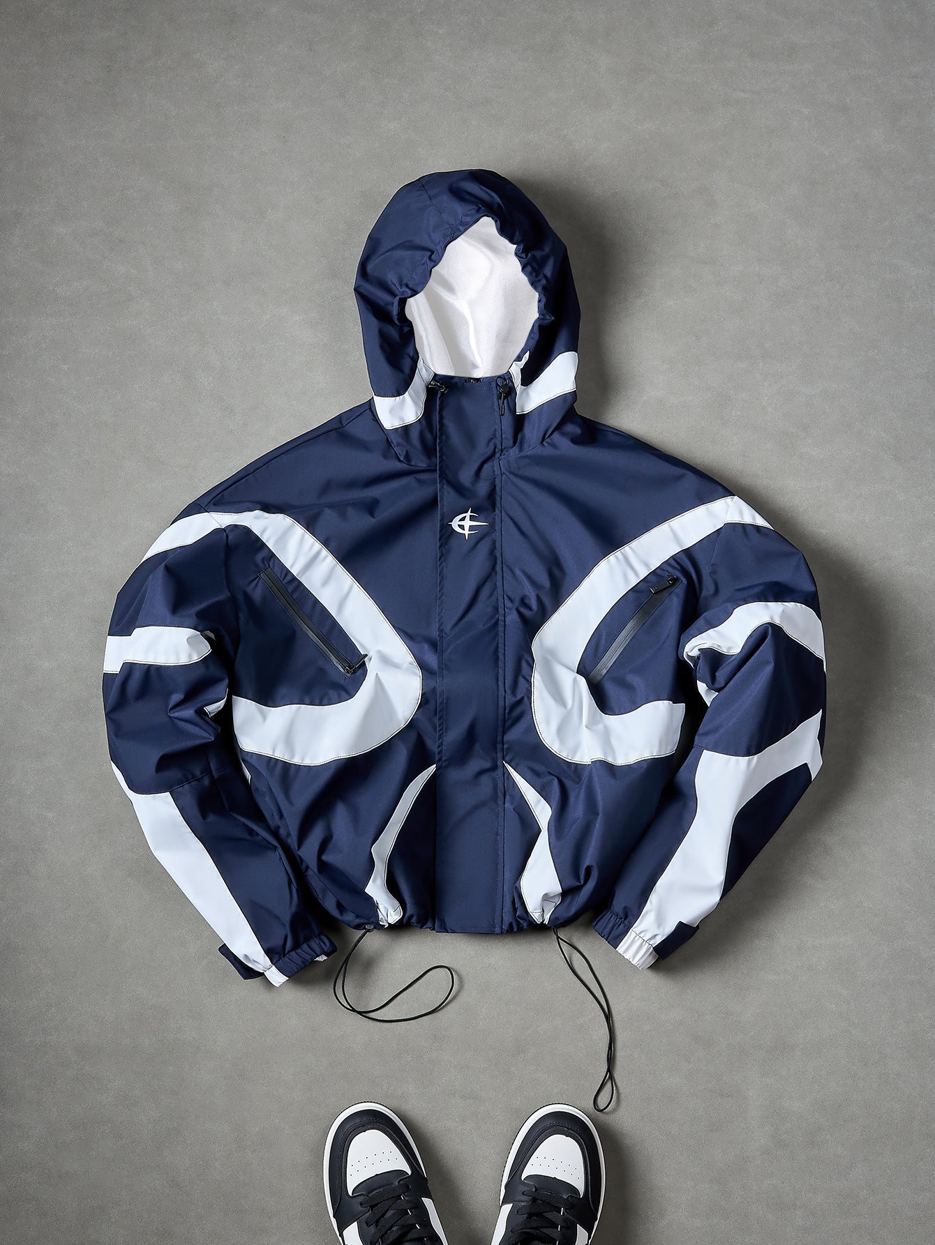 Mens Jacket With A Patchwork Design