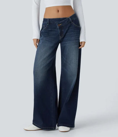 European And American Ladies Special High Waist Straight Jeans
